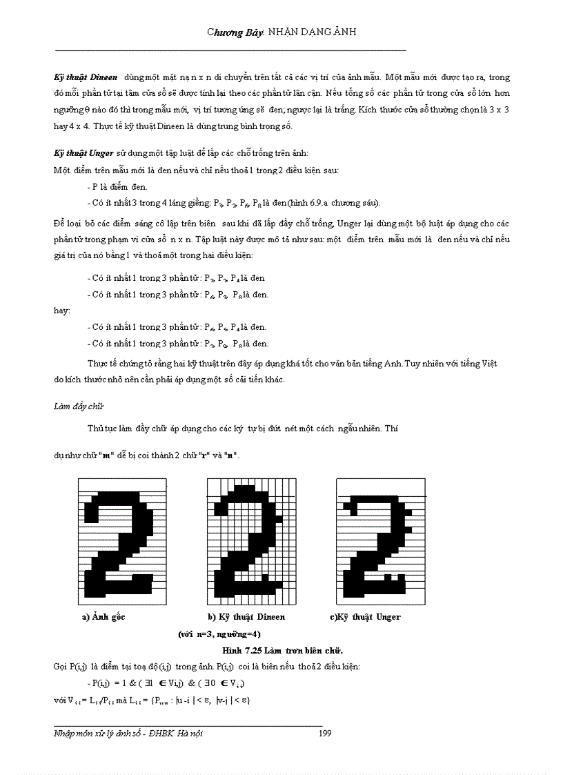 image for page Nhận dạng ảnh pattern recognition