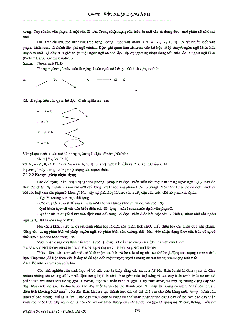 image for page Nhận dạng ảnh Pattern recognition 1
