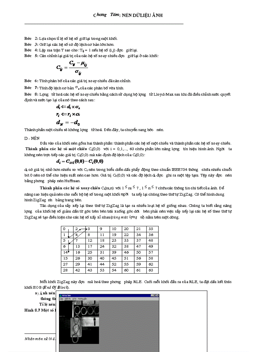 image for page Nén dữ liệu ảnh