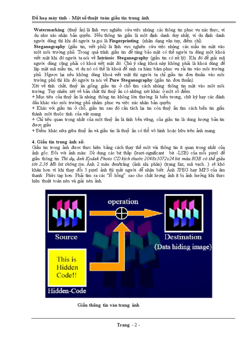 image for page Một số thuật toán giấu tin trong ảnh