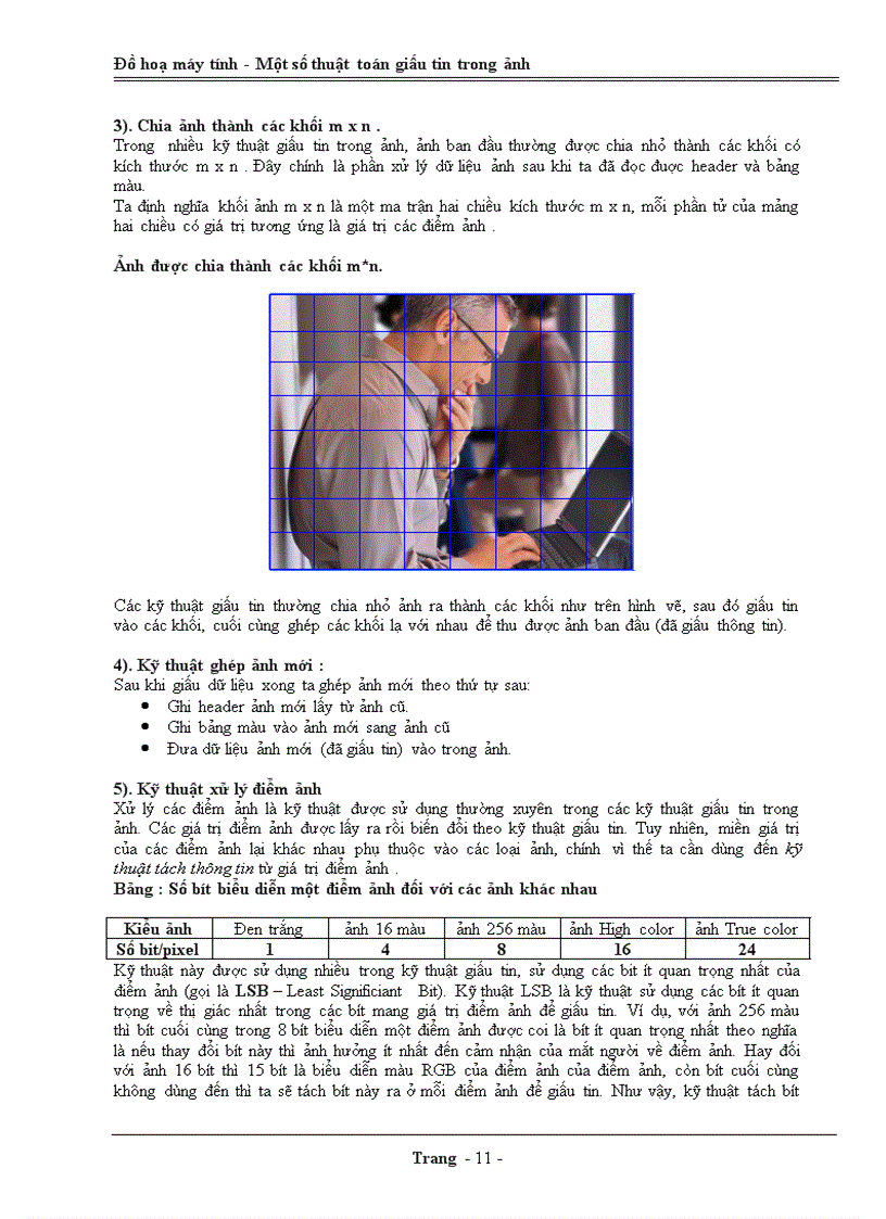 image for page Một số thuật toán giấu tin trong ảnh