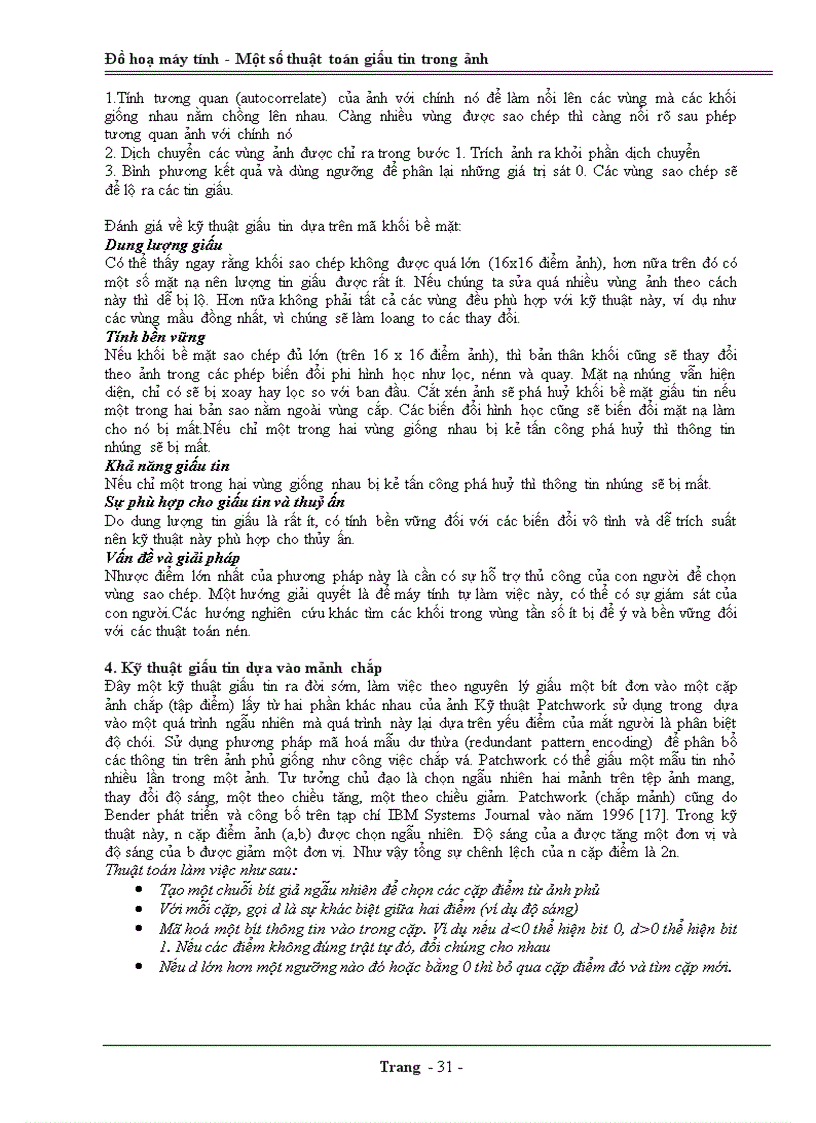 image for page Một số thuật toán giấu tin trong ảnh