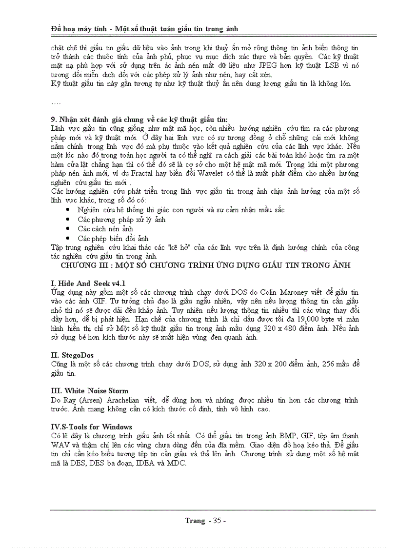 image for page Một số thuật toán giấu tin trong ảnh