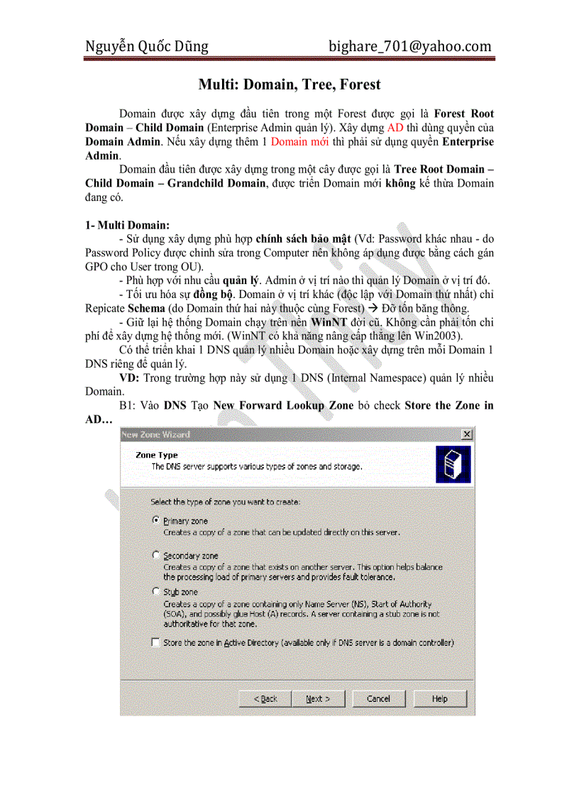 image for page Lab Cấu Hình MCSE môn 70 294 Cài đặt và Cấu hình AD