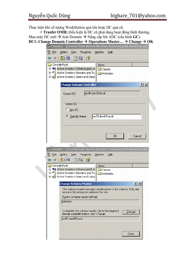 image for page Lab Cấu Hình MCSE môn 70 294 Cài đặt và Cấu hình AD