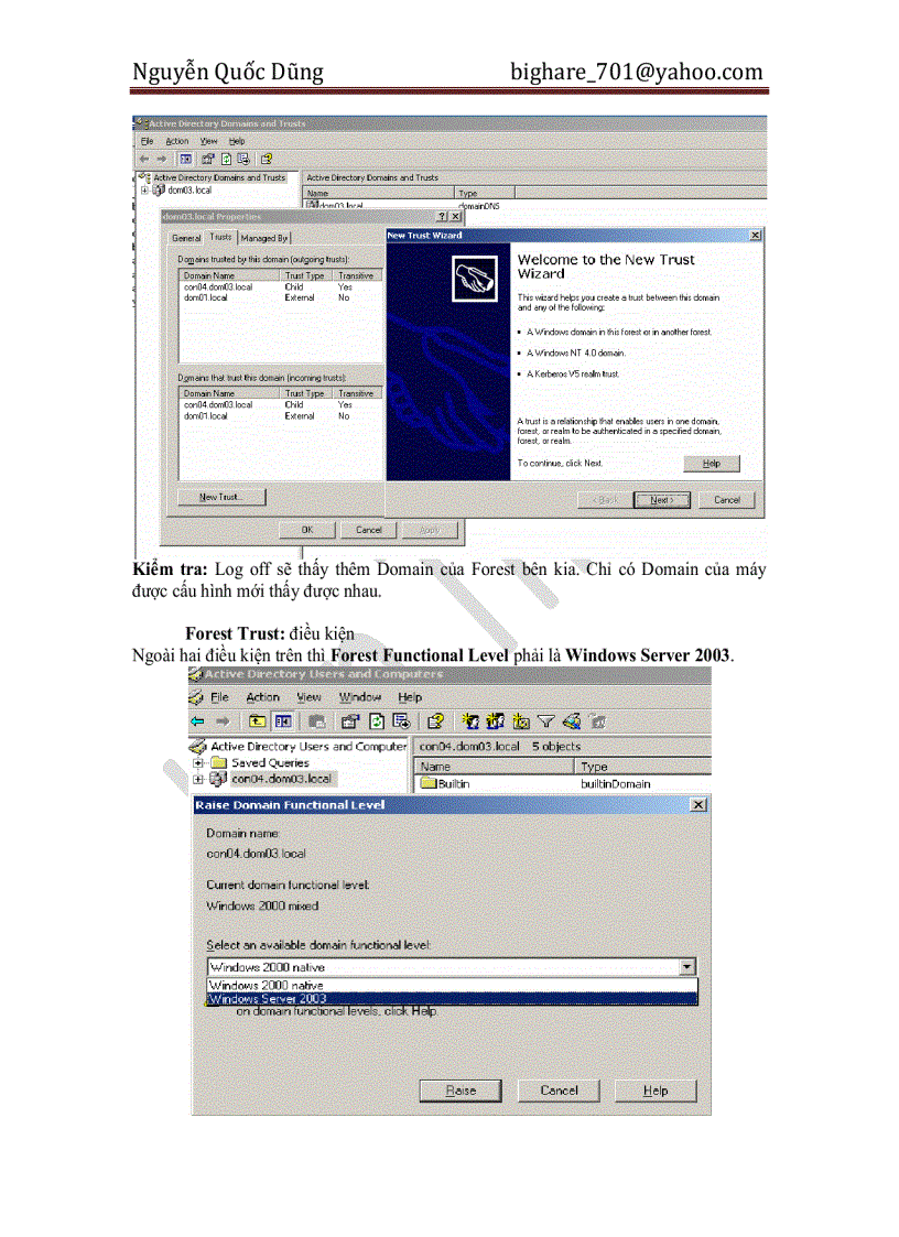 image for page Lab Cấu Hình MCSE môn 70 294 Cài đặt và Cấu hình AD