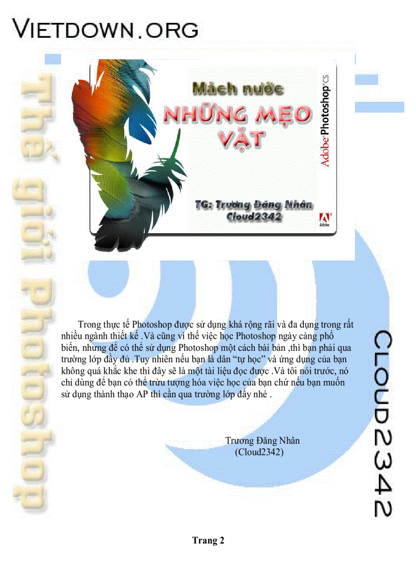image for page Mẹo vặt photoshop
