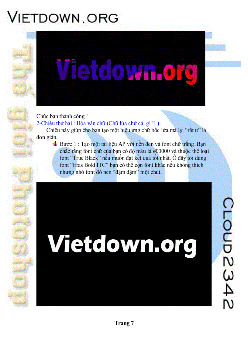 image for page Mẹo vặt photoshop