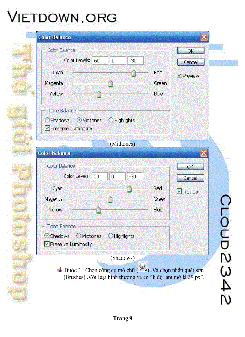 image for page Mẹo vặt photoshop