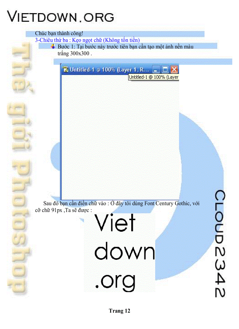 image for page Mẹo vặt photoshop
