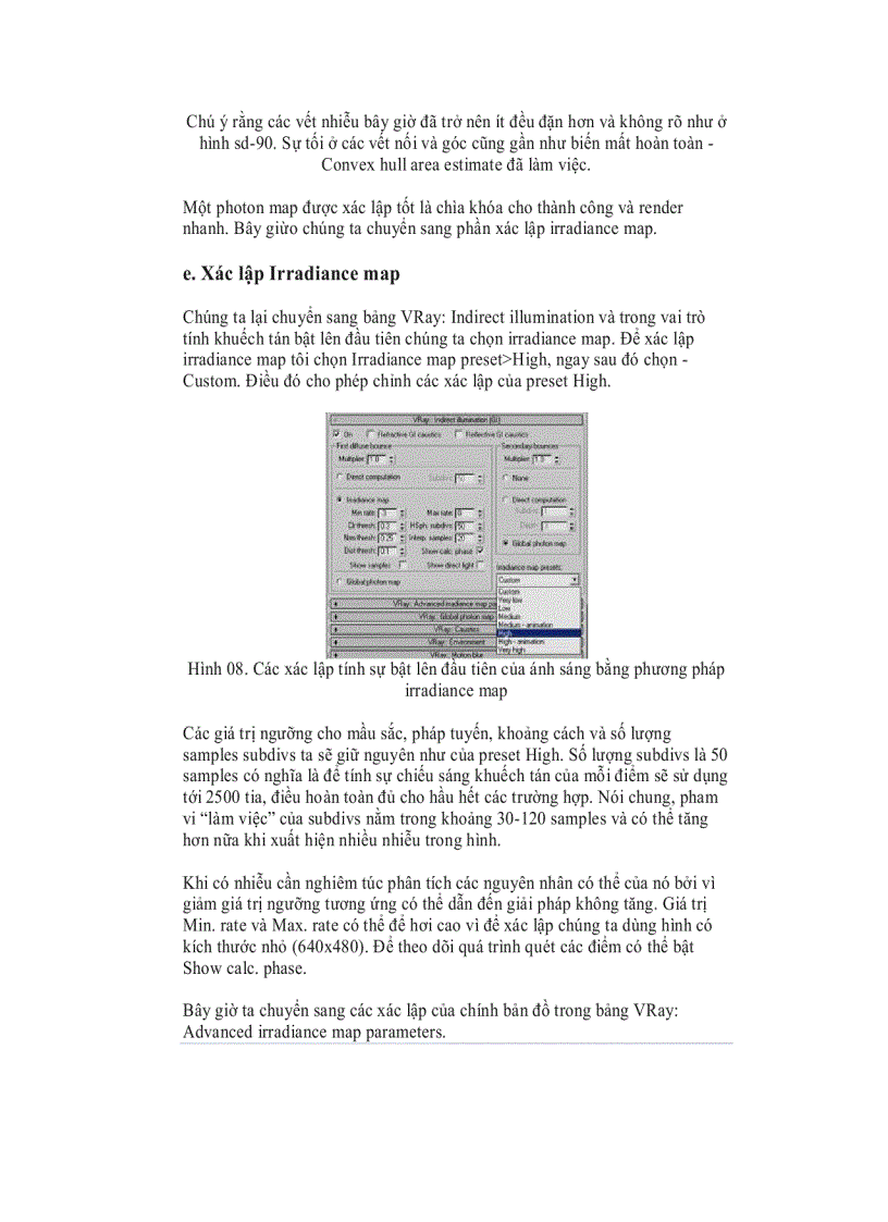 image for page Xác lập ánh sáng cho khung cảnh trong Vray