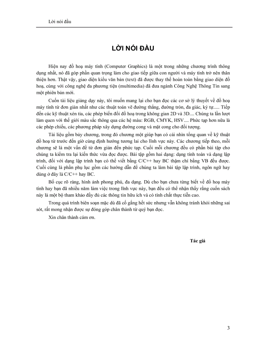 image for page Kỹ thuật đồ họa