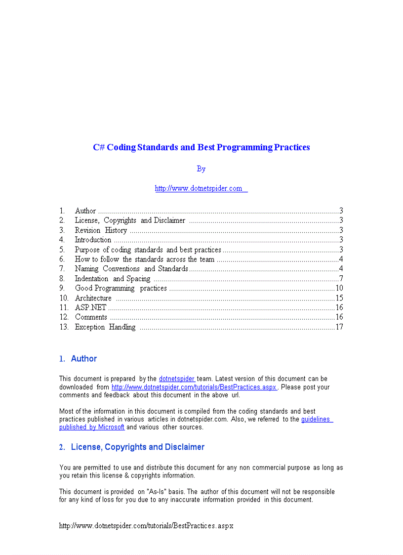 image for page C Coding Standards and Best Programming Practices