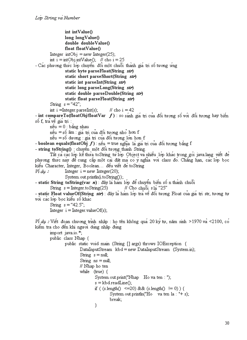 image for page Lập trình hướng đối tượng trong java