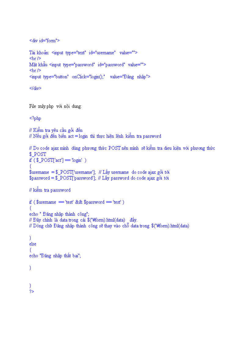 image for page Sử dụng Ajax chèn vào web