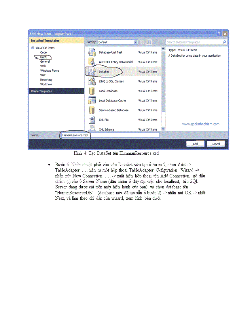 image for page Hướng dẫn Import dữ liệu vào database từ tập tin excel trong C