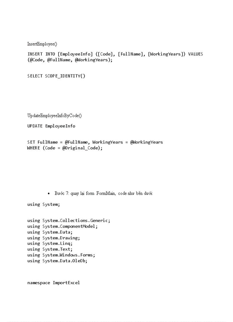 image for page Hướng dẫn Import dữ liệu vào database từ tập tin excel trong C