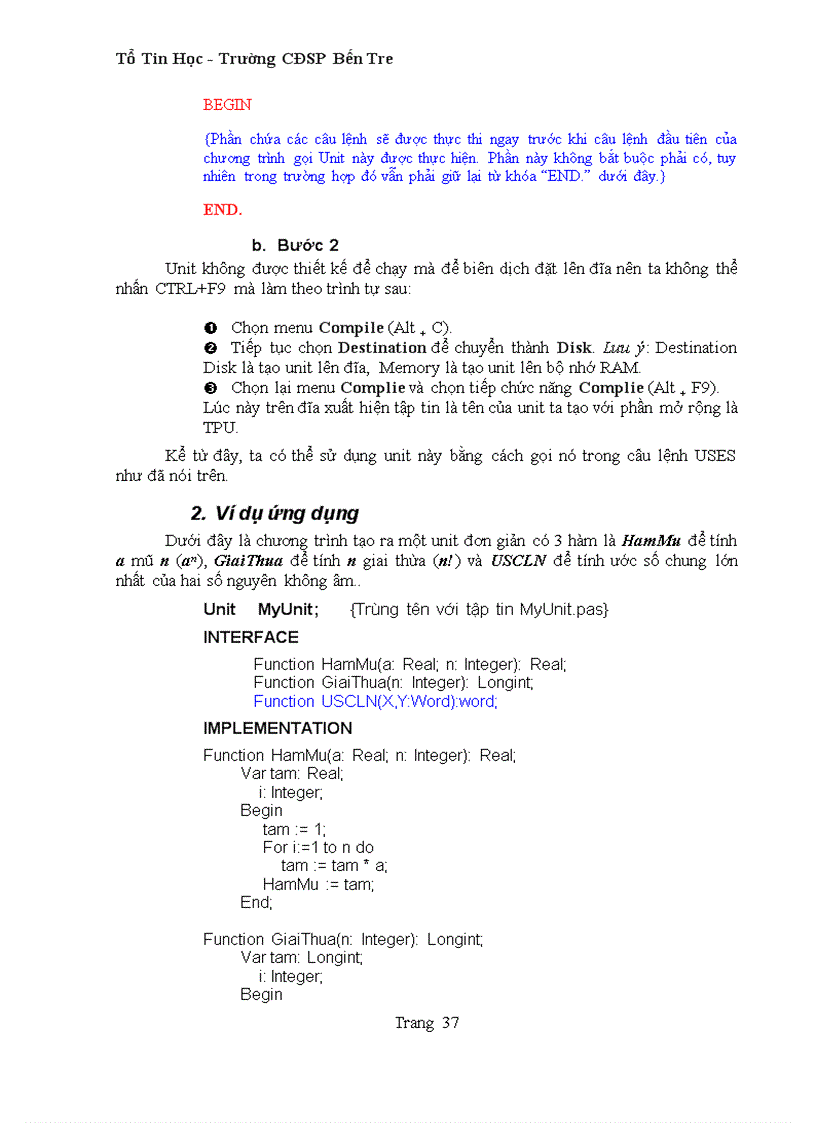 image for page Giáo trình Pascal 7 0