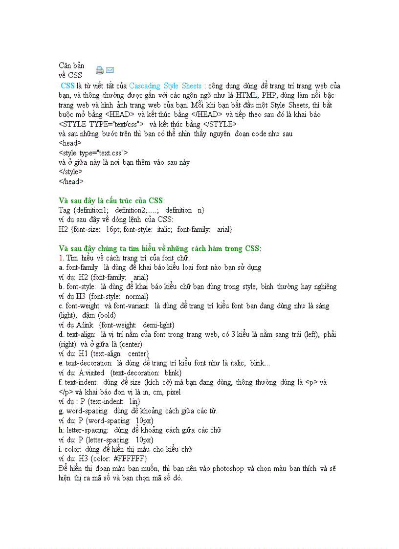 image for page Căn bản về CSS