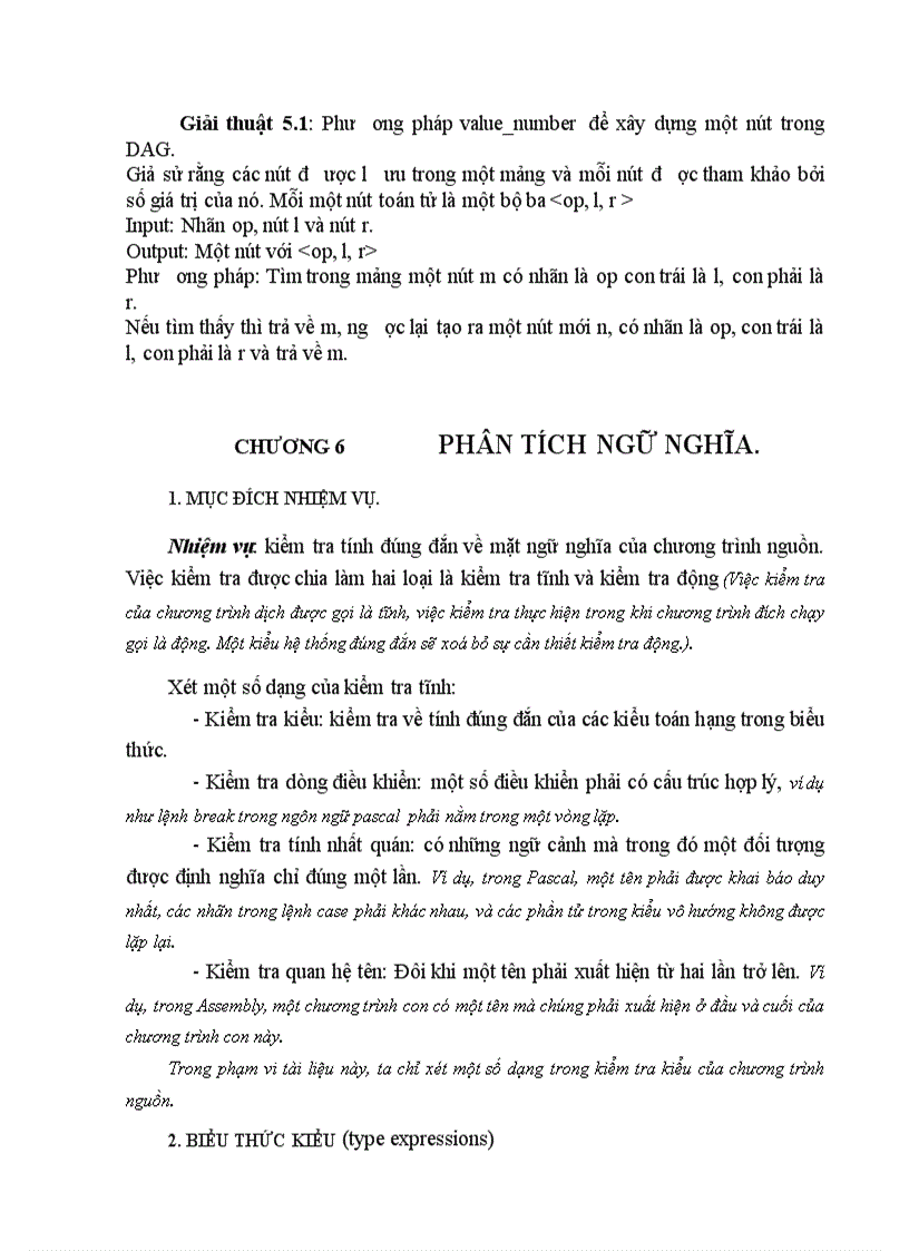 image for page GIÁO TRÌNH MÔN CHƯƠNG TRÌNH DỊCH Compiler Construction