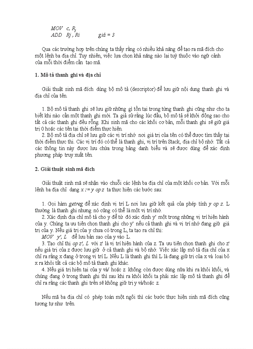 image for page GIÁO TRÌNH MÔN CHƯƠNG TRÌNH DỊCH Compiler Construction