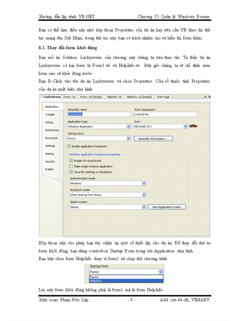 image for page Quản lý Windows Forms