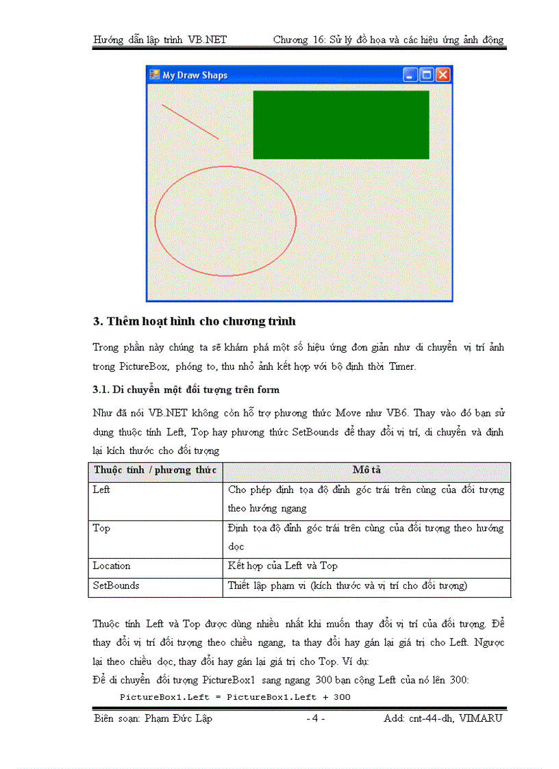 image for page Xử lý đồ họa và các hiệu ứng ảnh động