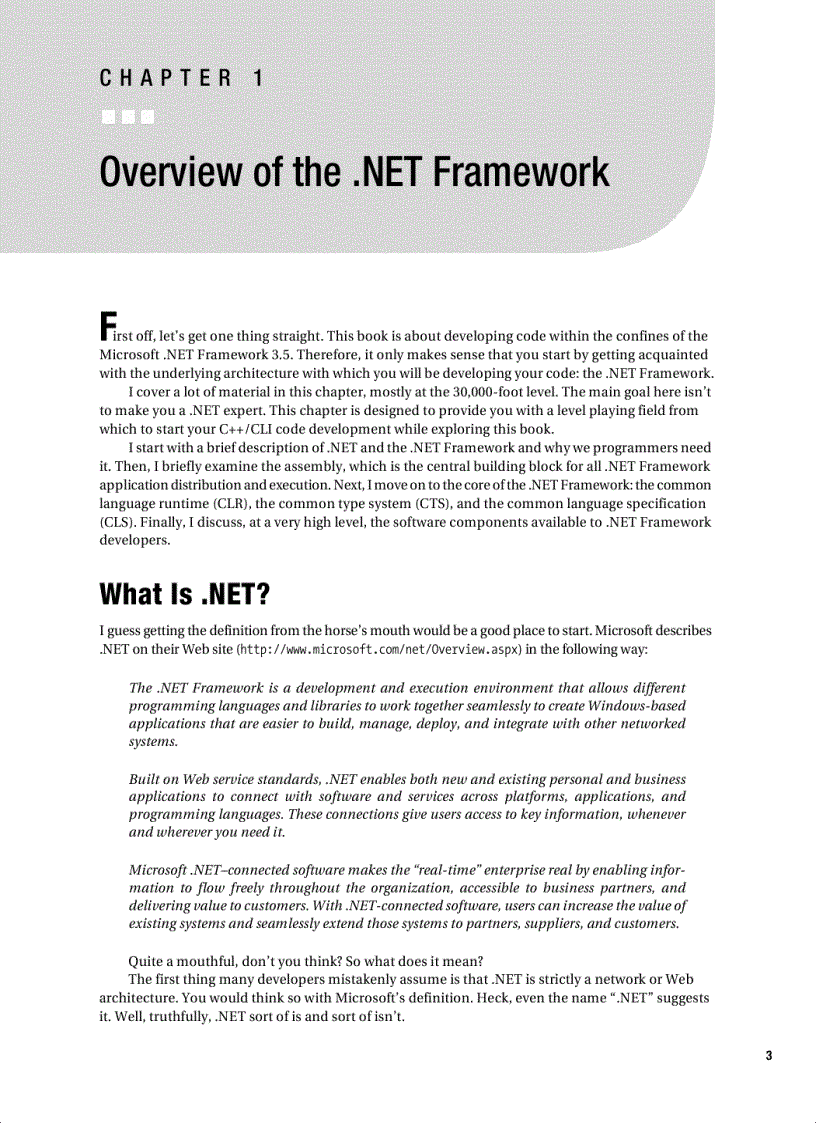 image for page Apress Pro Visual C plus plus CLI and the dot NET 3 5 Platform Dec 2008