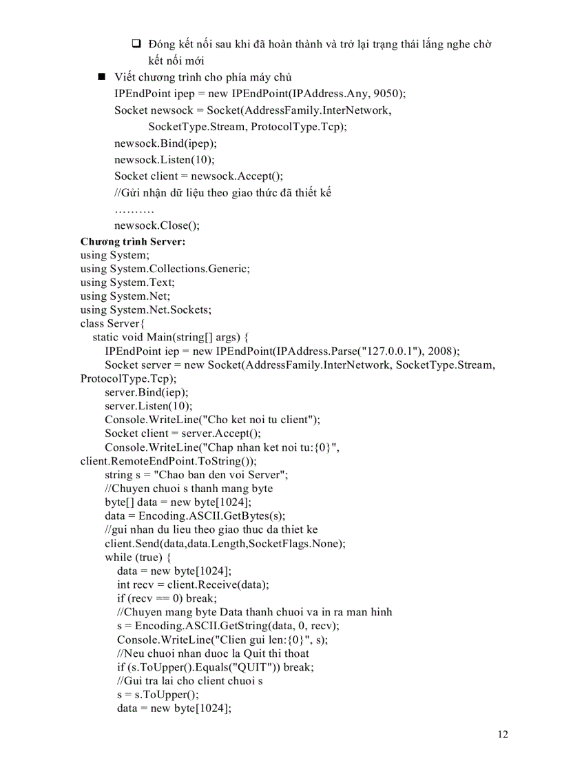 image for page Ebook Lập Trình Mạng với C