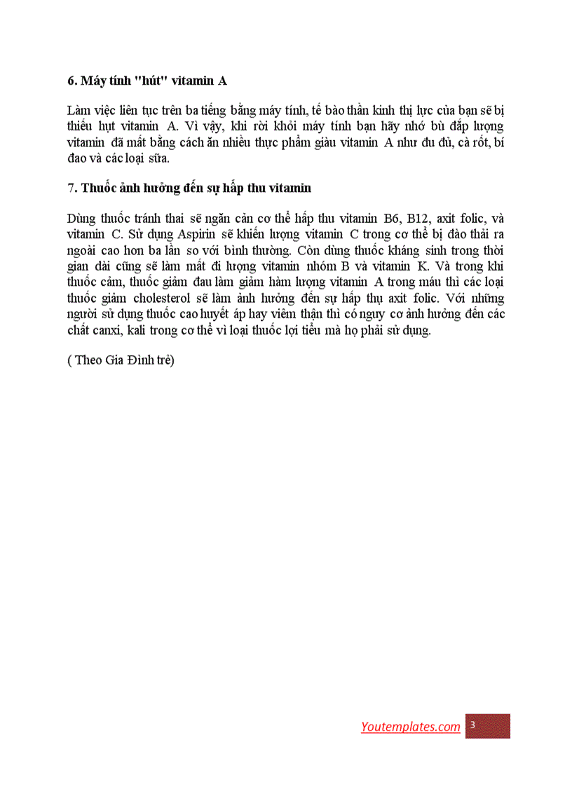 image for page Kẻ nào đánh cắp vitamin trong cơ thể