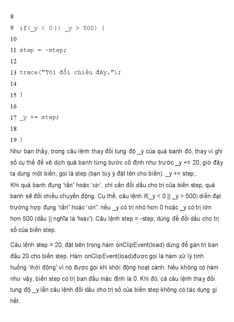 image for page Hàm xử lý tình huống Tự học lập trình Flash