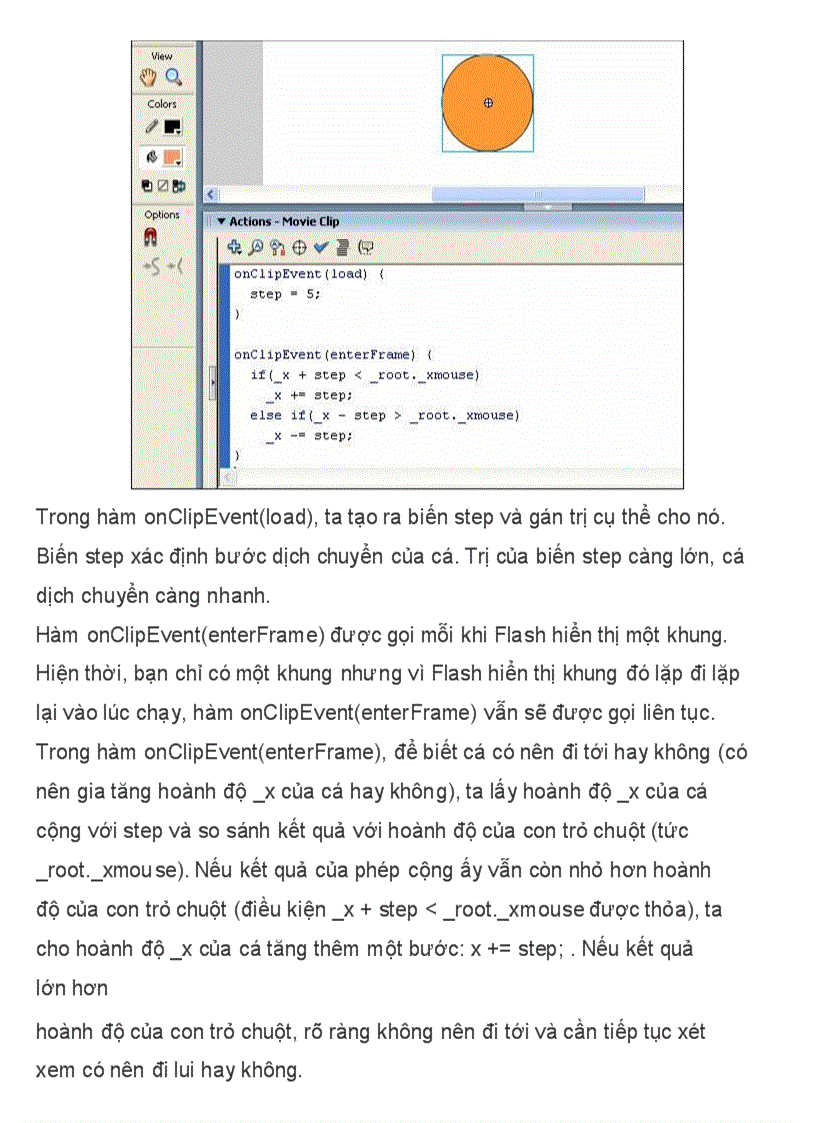 image for page Trò chơi rượt bắt Tự học lập trình Flash