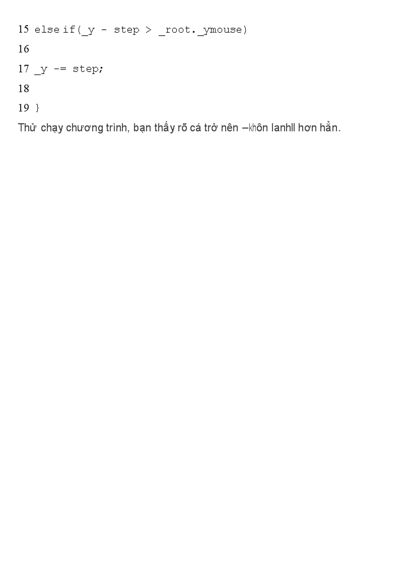 image for page Trò chơi rượt bắt Tự học lập trình Flash