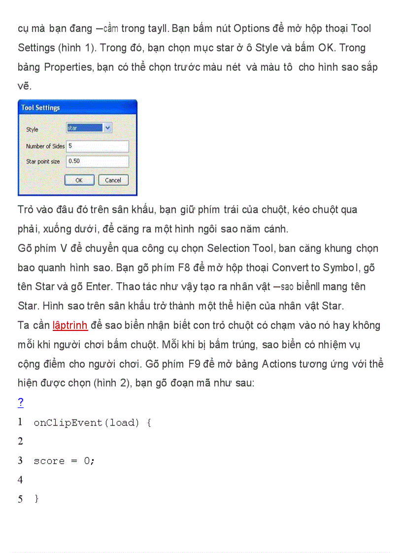 image for page Hàm kiểm tra va chạm Tự học lập trình Flash