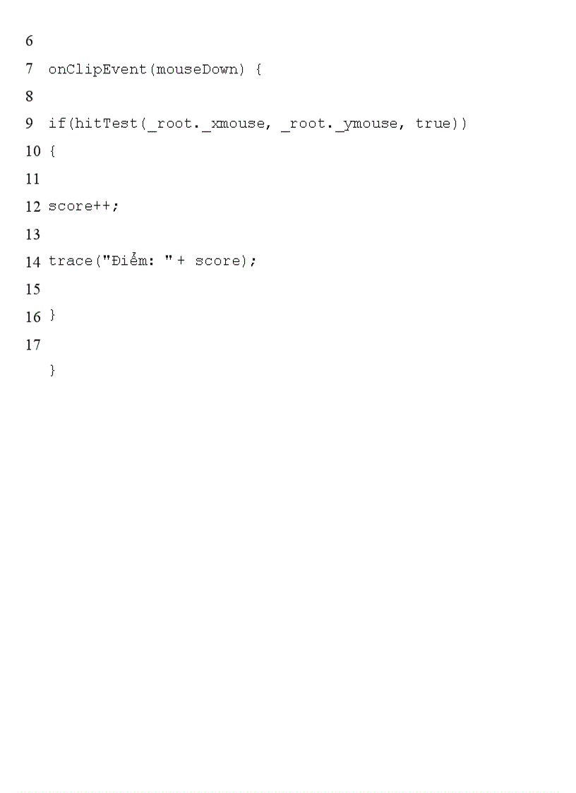 image for page Hàm kiểm tra va chạm Tự học lập trình Flash