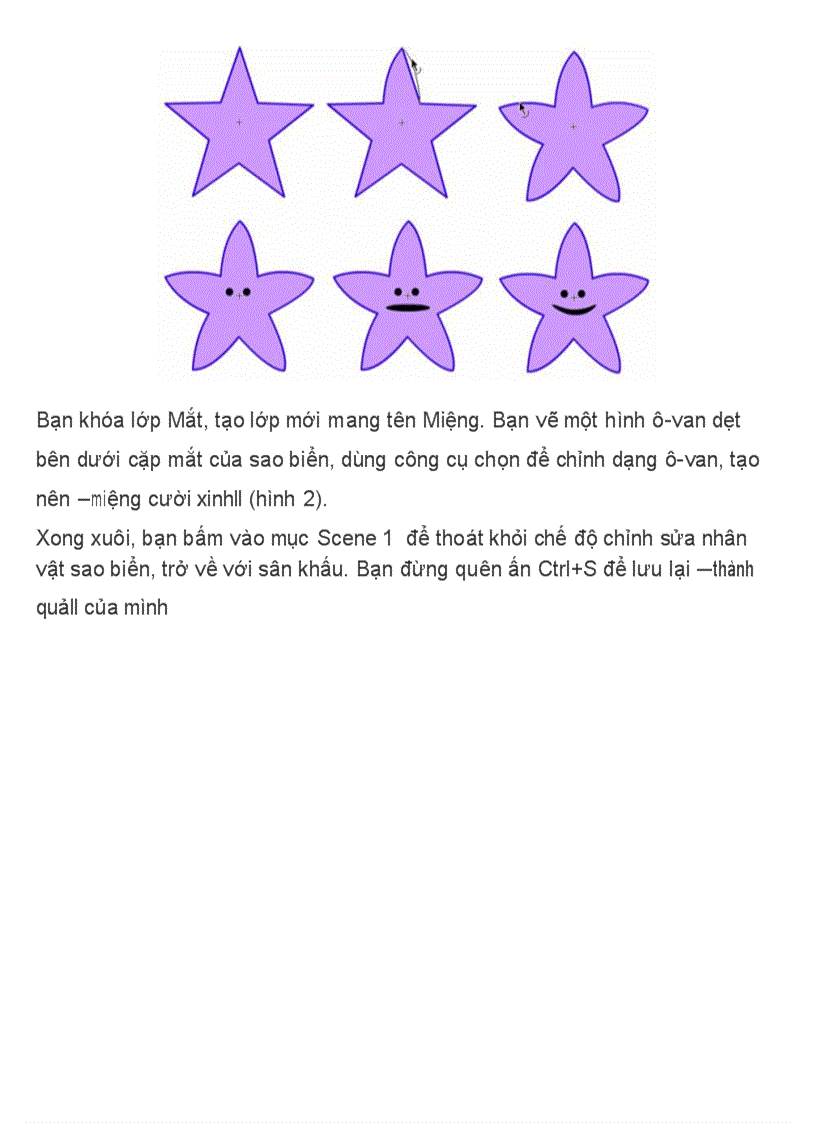 image for page Vẽ sao biển Tự học lập trình Flash