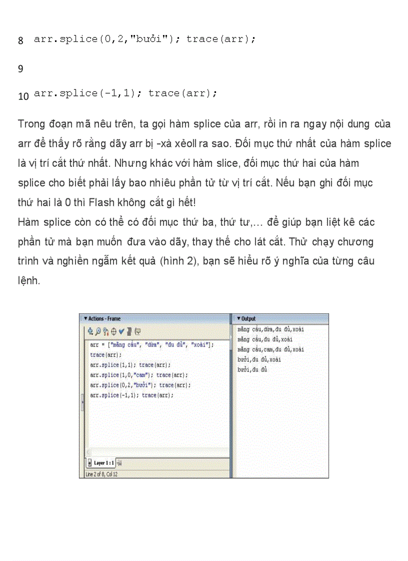 image for page Vui đùa với dãy Tự học lập trình Flash