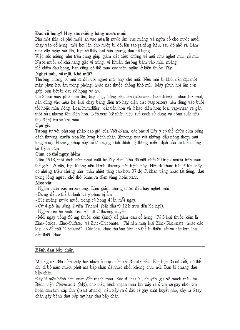 image for page Mẹo vặt y khoa thực dụng