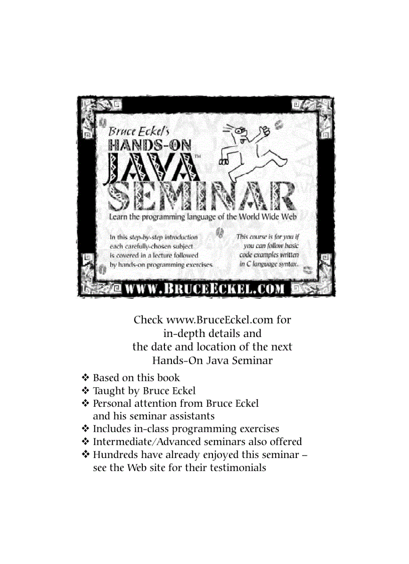 image for page Thinking in Java Bruce Eckel
