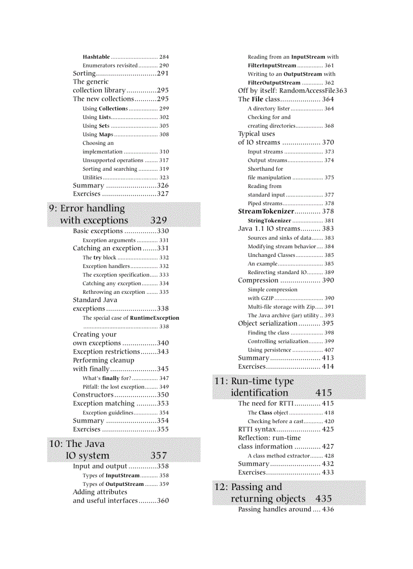image for page Thinking in Java Bruce Eckel