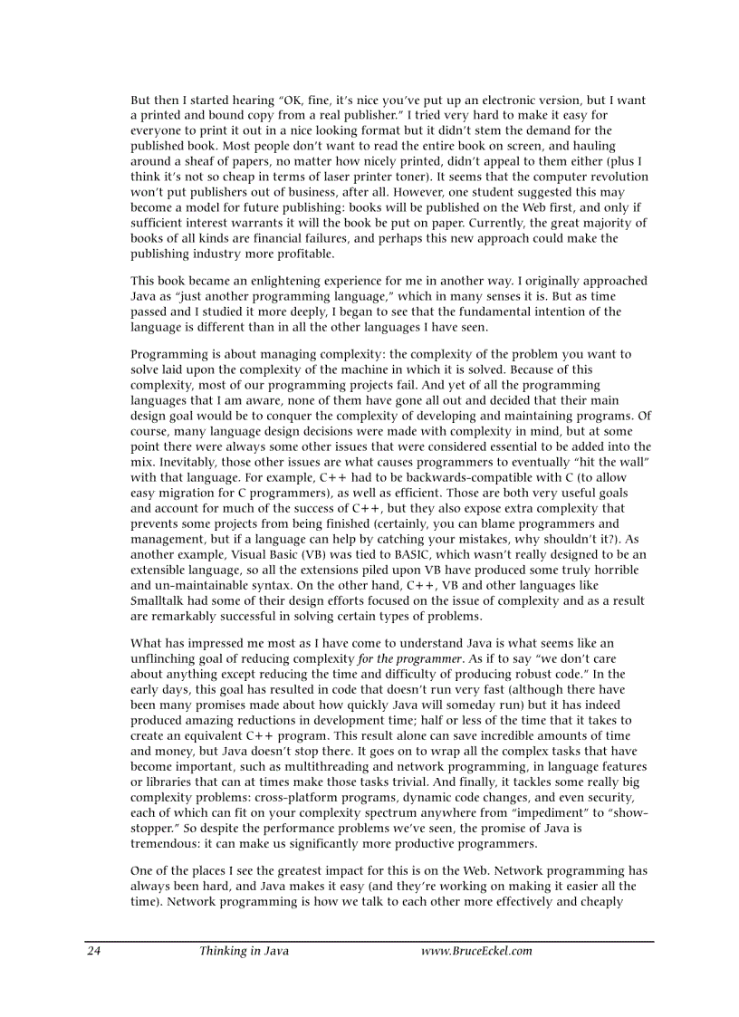 image for page Thinking in Java Bruce Eckel