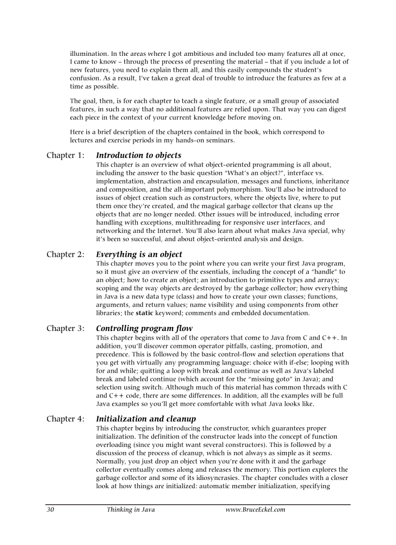 image for page Thinking in Java Bruce Eckel