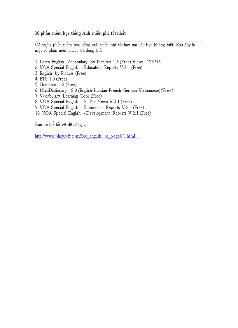 image for page 10 phần mềm học tiếng Anh miễn phí tốt nhất