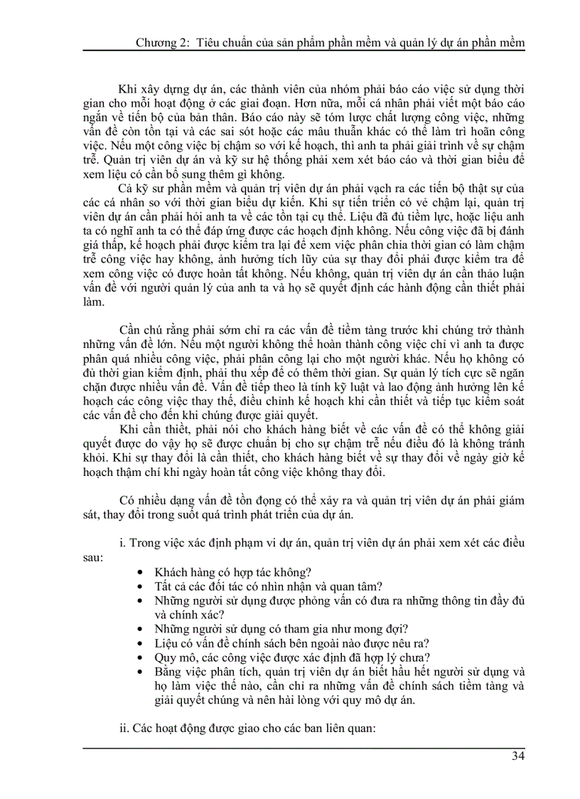 image for page Tiêu chuẩn của sản phẩm phần mềm và quản lý dự án phần mềm