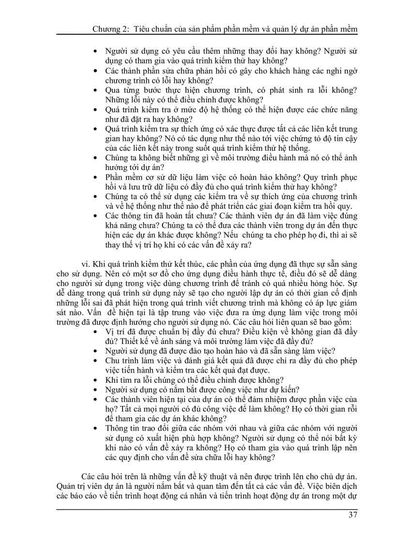 image for page Tiêu chuẩn của sản phẩm phần mềm và quản lý dự án phần mềm