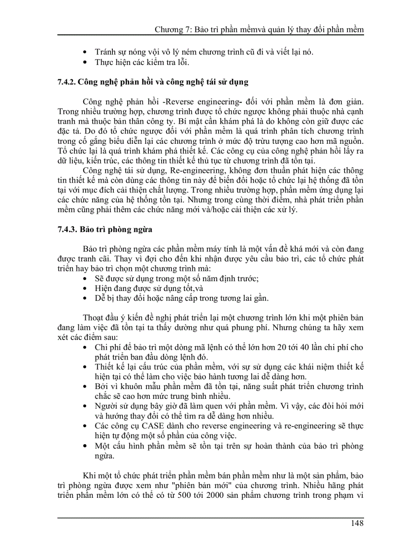 image for page Bảo trì phần mềm và quản lý thay đổi phần mềm