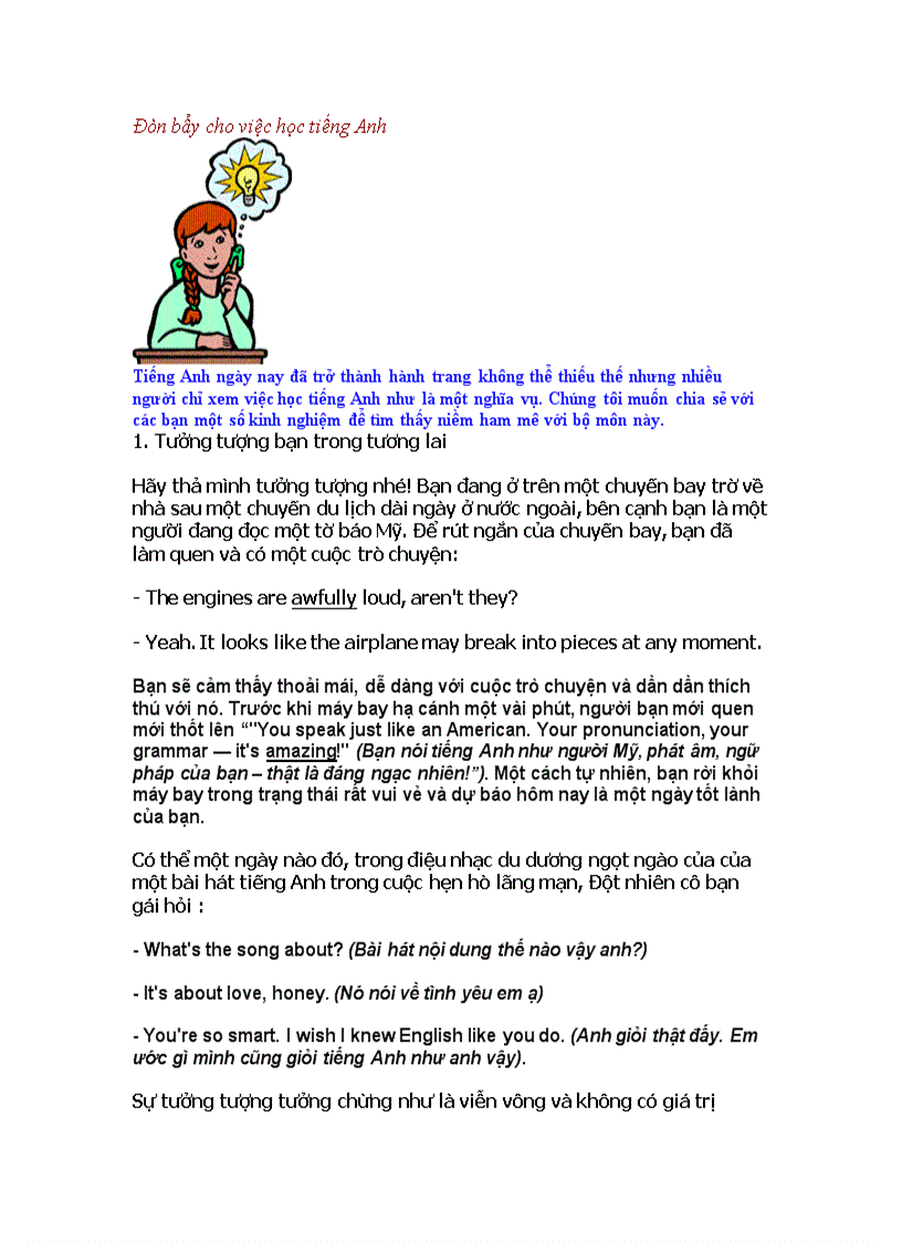 image for page Đòn bẩy cho việc học tiếng Anh