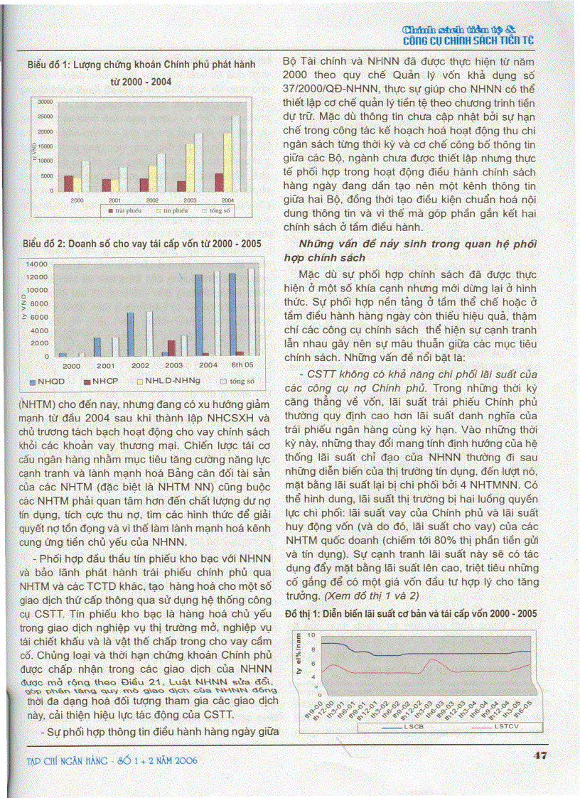 image for page Phối hợp chính sách tiền tệ và tài khoá ở Việt Nam thông qua mối quan hệ