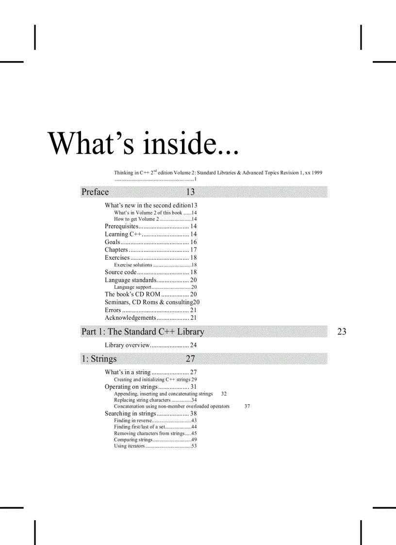 image for page Thinking in C Volume 1 2nd Edition