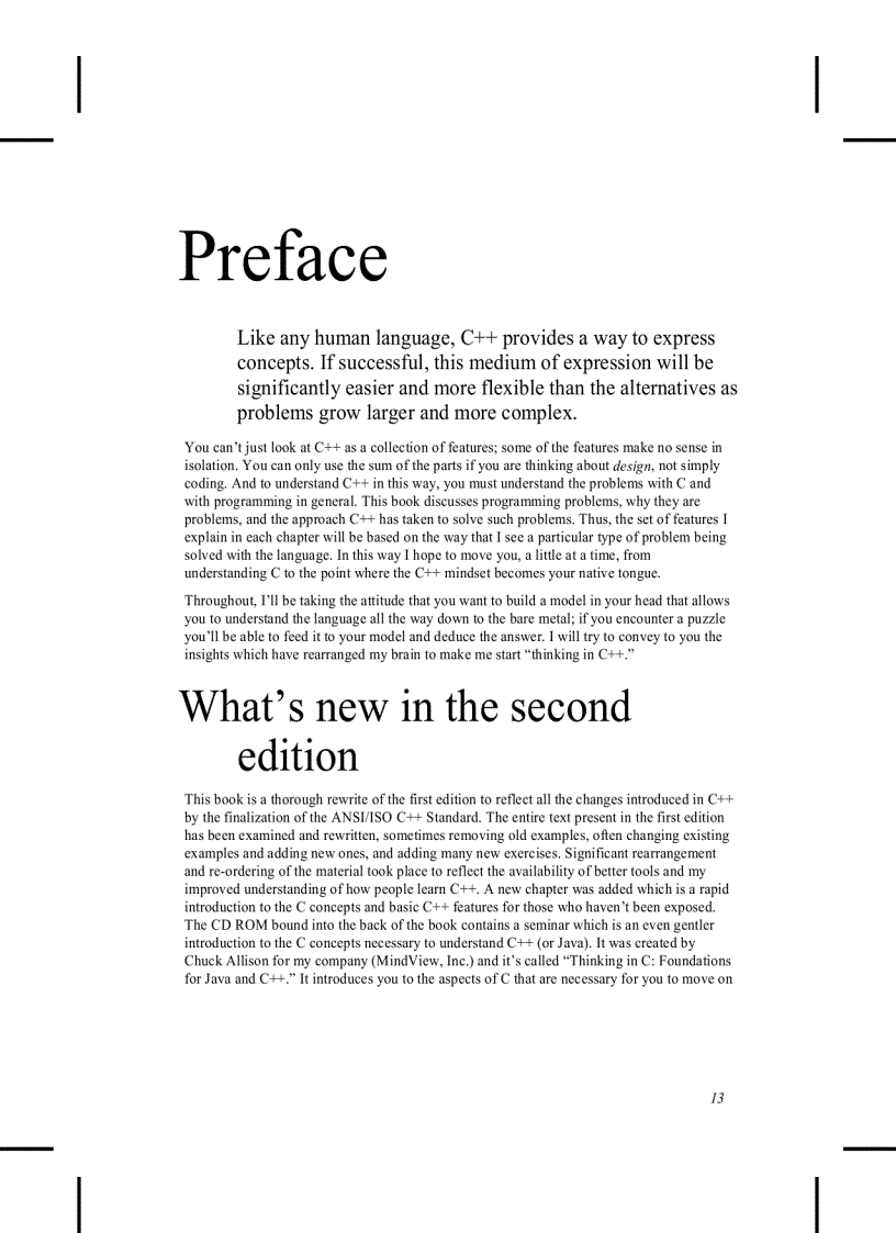 image for page Thinking in C Volume 1 2nd Edition